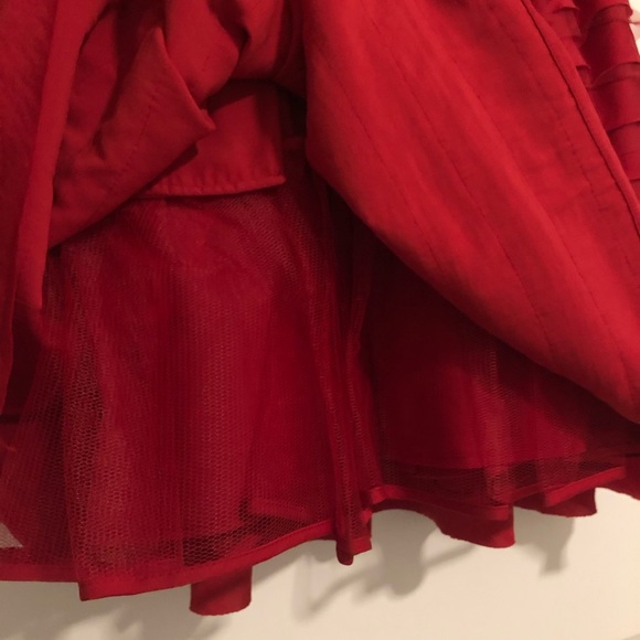 BCBG Maxazria Marina Rio Red Cocktail Dress SZ XS - Picture 8 of 9